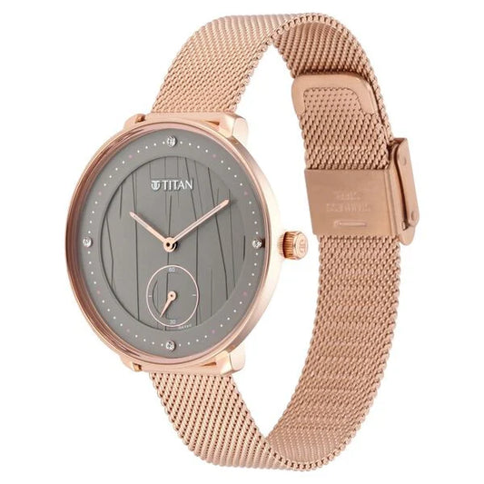 Titan NT2651WM01 Workwear Black Dial Women's Watch