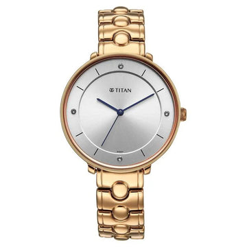 Titan 2651WM11 Workwear Quartz Grey DIal Women's Watch