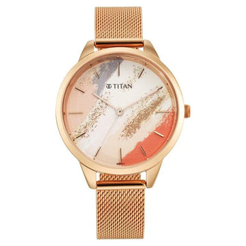 Titan NT2664WM01 Purple Glam it Up Watch for Women