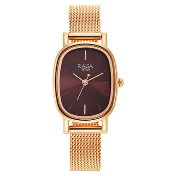 Titan NT2665WM01 Raga Viva Brown Dial Women's Watch