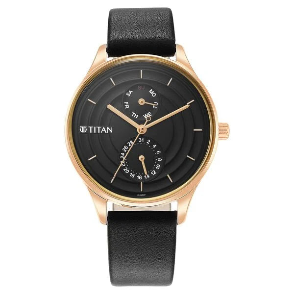 Titan NT2670WL07 Neo Workdays Black Dial Quartz Women's Watch