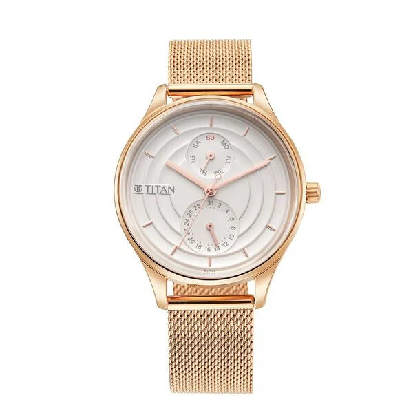 Titan NT2670WM07 Neo Workdays Silver Dial Women's Watch