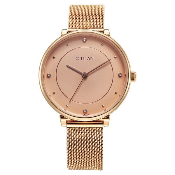 Titan NT2673WM04F Purple Stackables Pink Dial Women's Watch