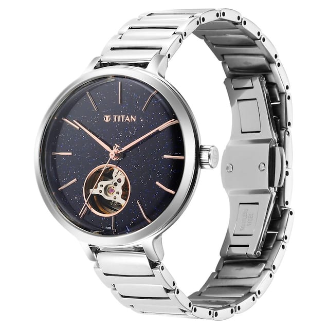 Aventurine Automatic Blue Dial Automatic Watch for Women 2675SM01 - Kamal Watch Company
