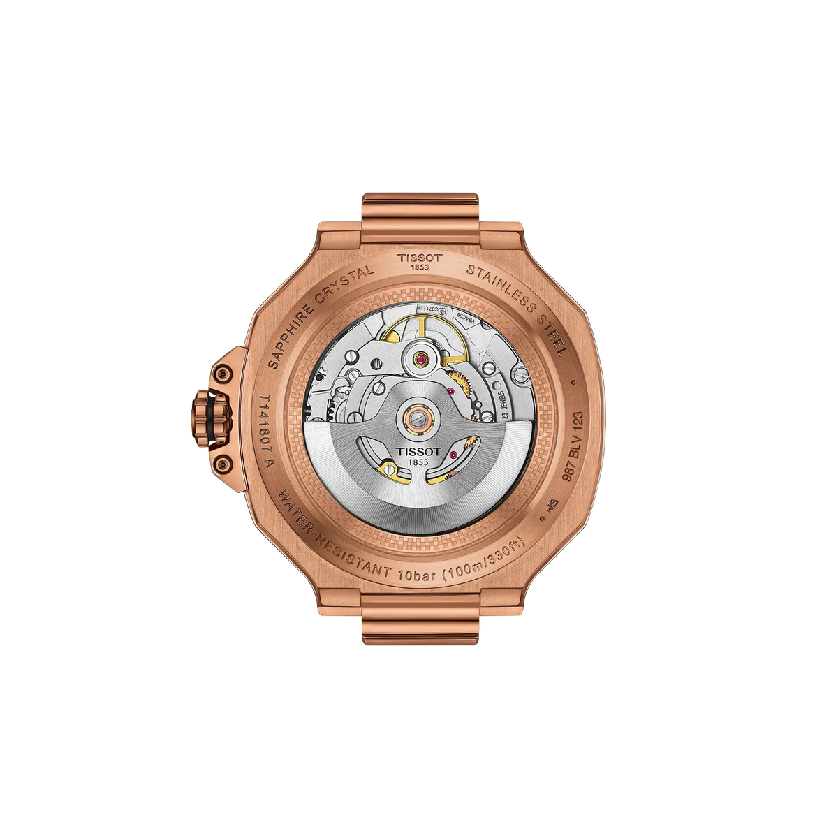 Tissot T-Race 41mm T141.807.37.051.00 Watch for Men - case-back view