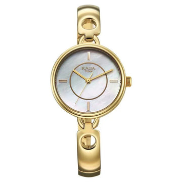 Titan 2774YM01F Raga Contempore Quartz Mother of Pearl Women's Watch