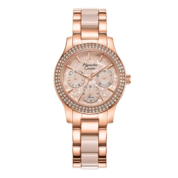 Alexandre Christie AC 2932 BFB Ladies Multi Function Watch – Two Toned