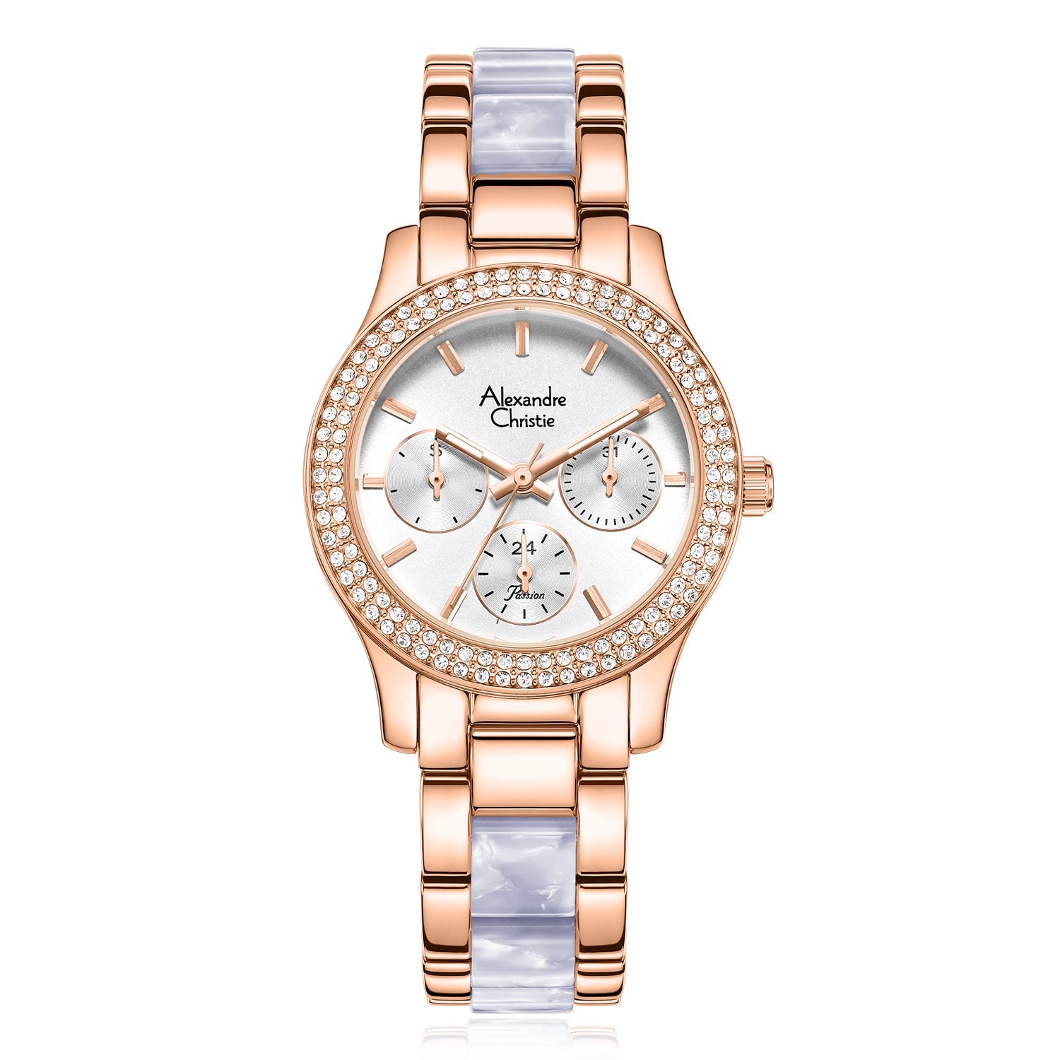 Alexandre Christie 2932BFBRGSLLB2 Multifunction Watch for Women