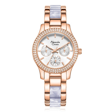 Alexandre Christie 2932BFBRGSLLB2 Multifunction Watch for Women