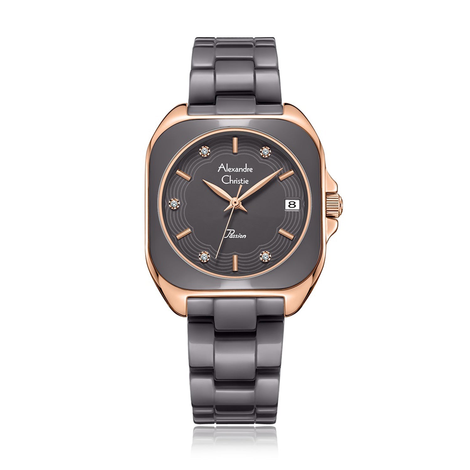 Alexandre Christie 2B31LDBRGGR Multifunction Watch for Women