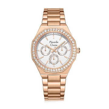 Alexandre Christie 2B58BFBRGSL Multifunction Watch for Women
