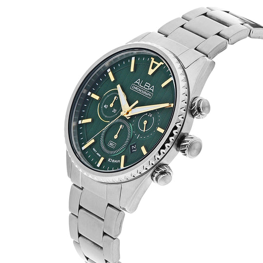 AT3H85X1 Forest Green Chronograph - Kamal Watch Company