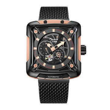 AC 3039 MAB Mech. Automatic Watch For Men – Black Rose Gold - Kamal Watch Company