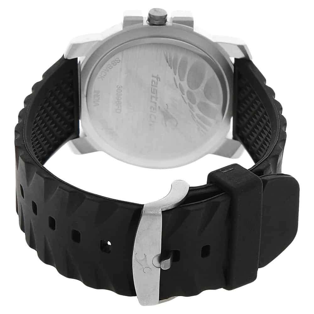 NR3039SP02 BROWN DIAL BLACK PLASTIC STRAP WATCH - Kamal Watch Company