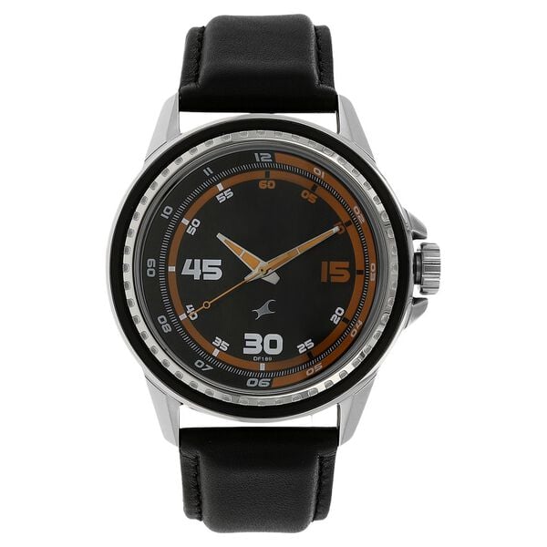 Fastrack NK3142SL01 Analog Black Dial for Men