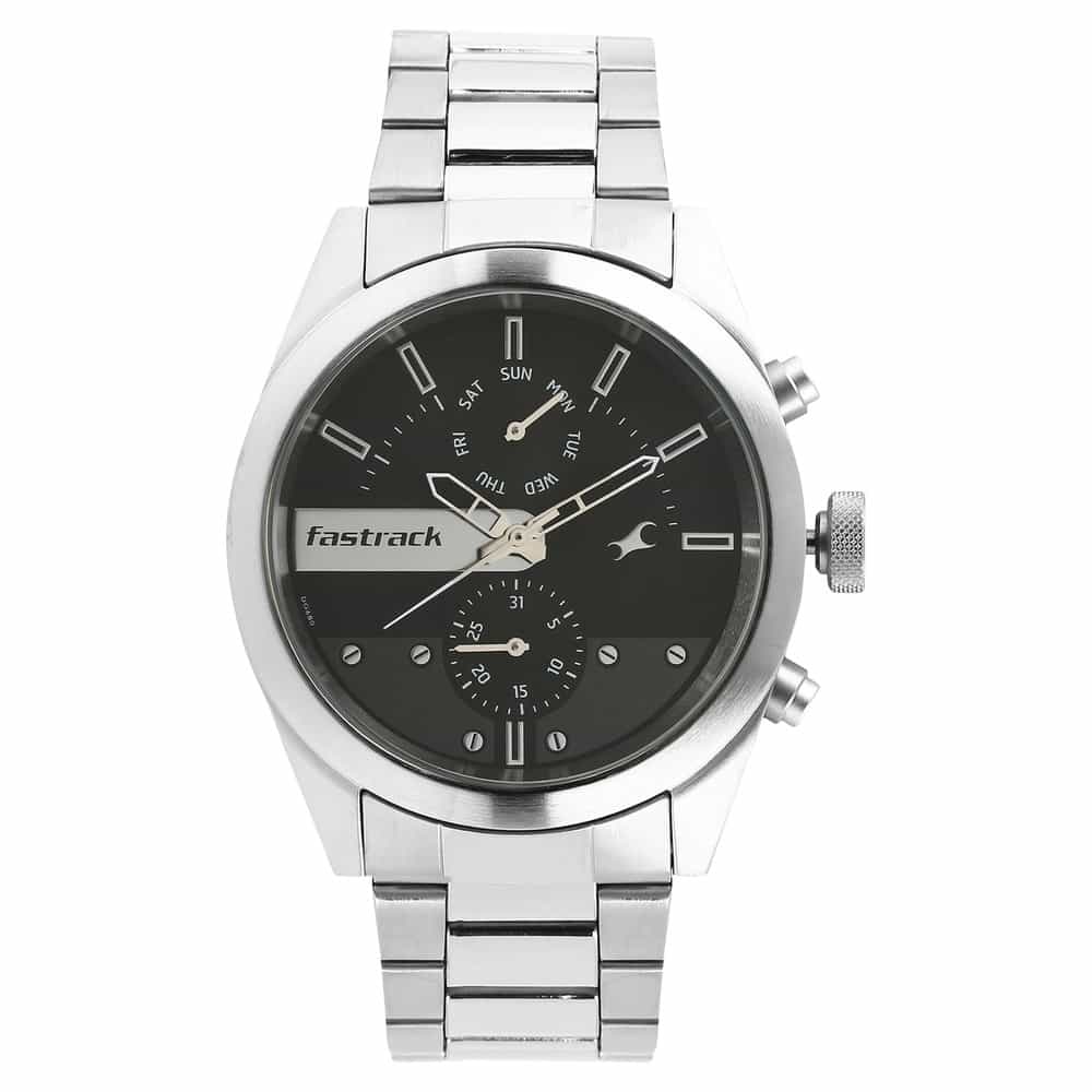 NN3165SM01 ALL NIGHTERS GREY DIAL METAL STRAP WATCH