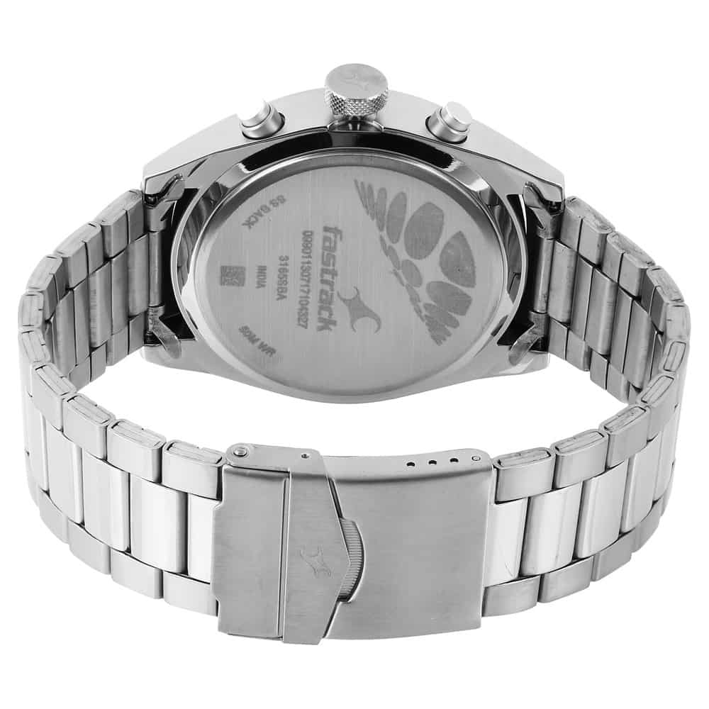 NR3165SM01 ALL NIGHTERS GREY DIAL METAL STRAP WATCH - Kamal Watch Company