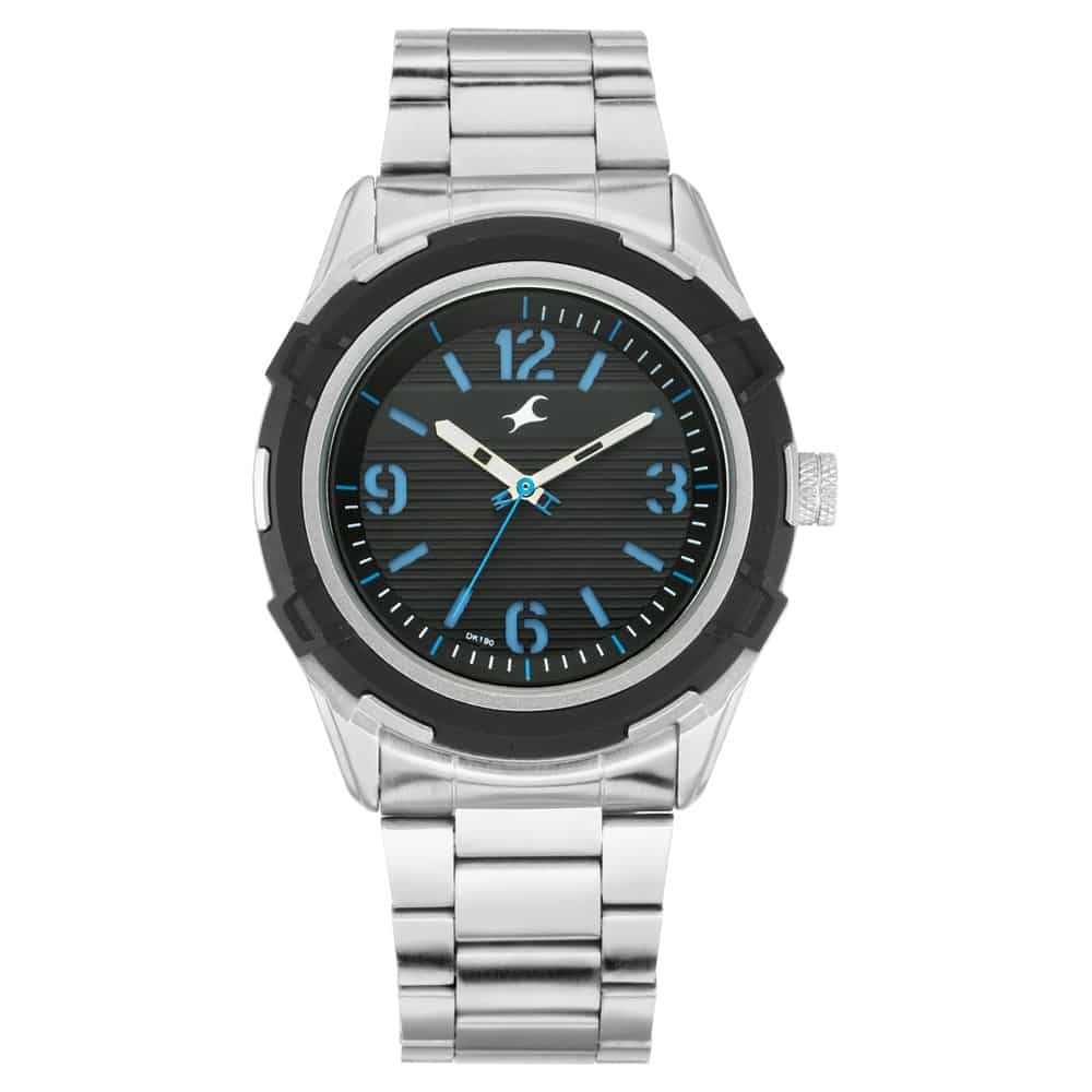 NP3225KM01 FASTFIT WATCH WITH BLACK DIAL AND STAINLESS STEEL STRAP
