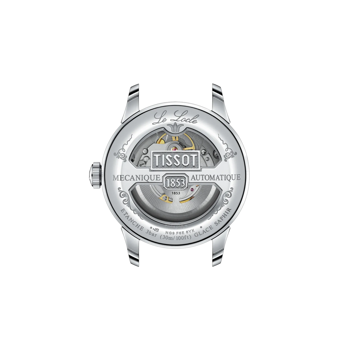 Tissot Le Locle 39.3mm T006.407.11.043.00 Watch for Men - case-back view