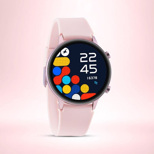 38077AP03 Reflex Play Plus- Smart Watch With Pink Strap, Amoled Display, Period Tracker, & BT Calling