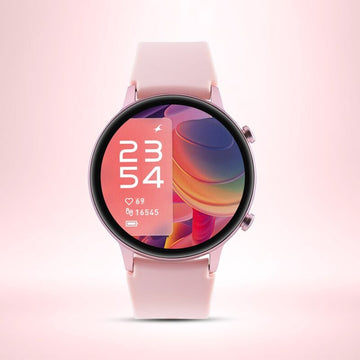 38077AP03 Reflex Play Plus- Smart Watch With Pink Strap, Amoled Display, Period Tracker, & BT Calling