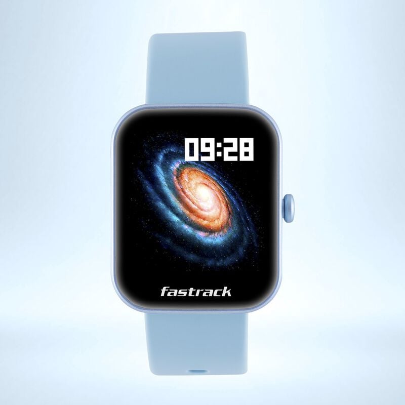 38079PP03 Fastrack Reflex Hello Blue: HD Smartwatch with AI Voice & Hydration Alerts