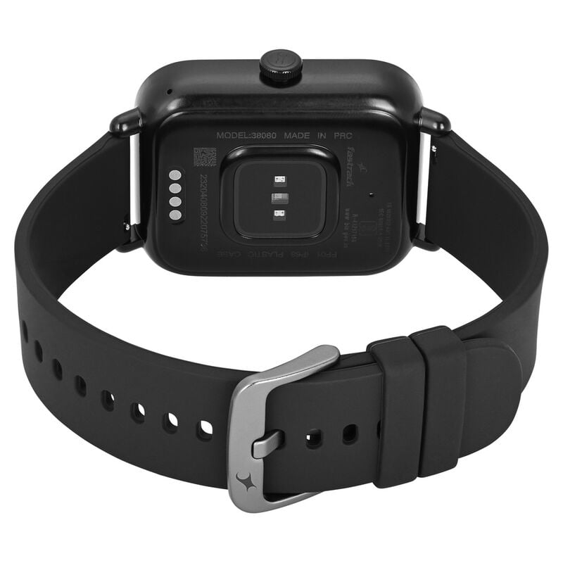 38080PP01 Fastrack Reflex Vox Unisex Smart Watch With Silicone Strap
