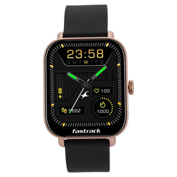 38080PP03 Fastrack Reflex Vox Unisex Smart Watch With Silicone Strap