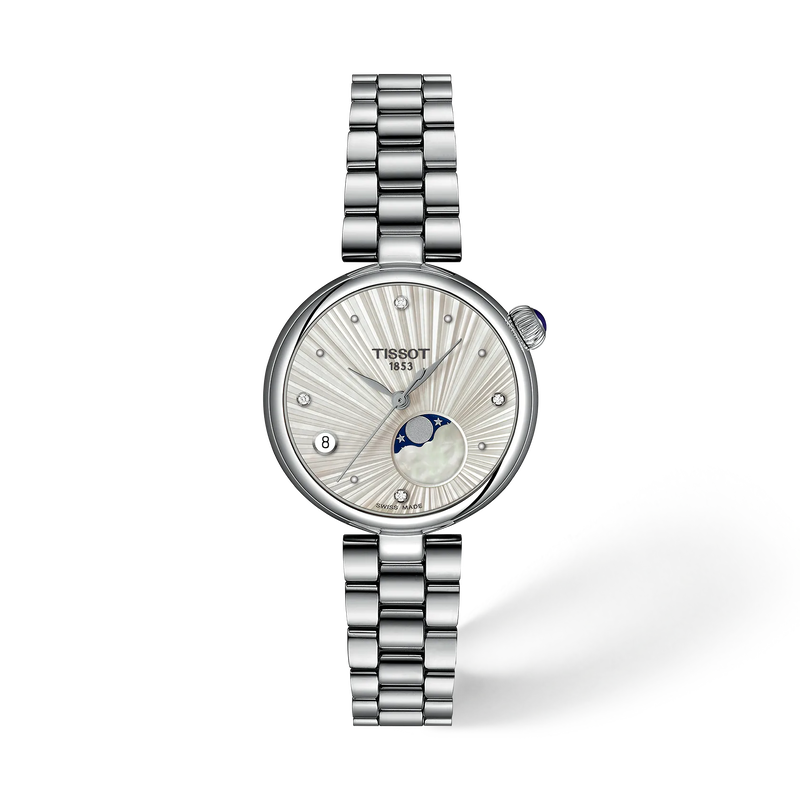 Tissot Desir Women Quartz Silver Dial Analog Stainless Steel Watch T1522231103600