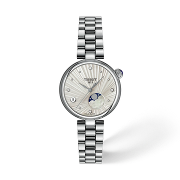 Tissot Desir Women Quartz Silver Dial Analog Stainless Steel Watch T1522231103600