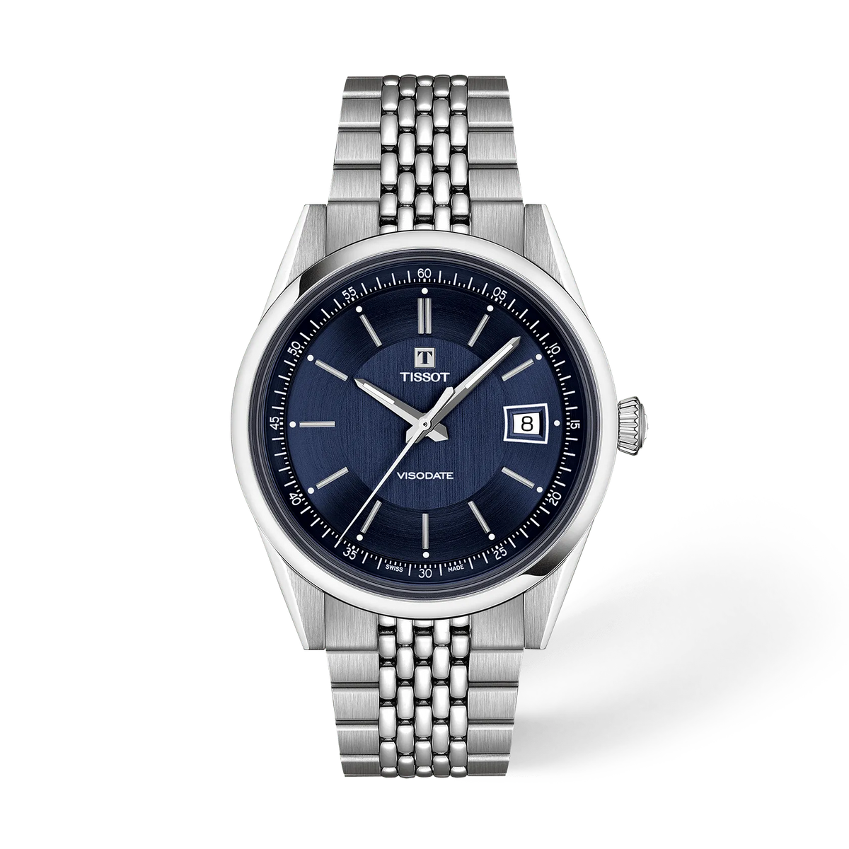 Tissot Visodate 39mm T157.407.11.041.00 Unisex Watch - front view