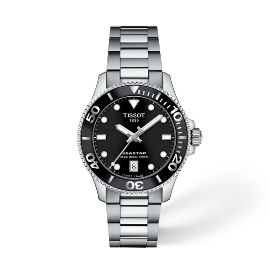 Tissot Seastar 1000 36mm T120.210.11.051.00 Unisex Watch - front view