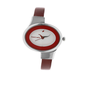 Fastrack NL6015SL01 Analog White Dial for Women