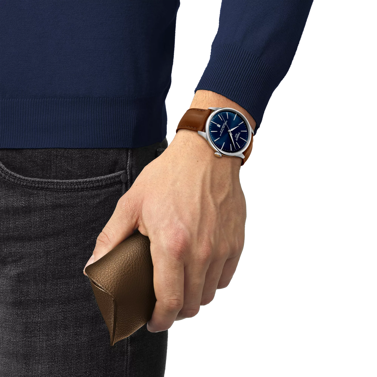 Tissot Chemin des Tourelles 42mm T139.407.16.041.00 Watch for Men - on the wrist