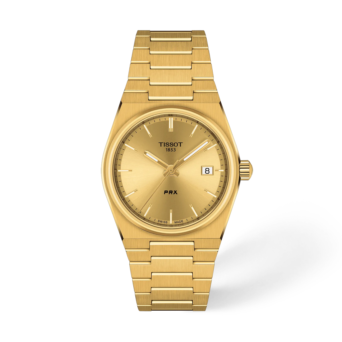 Tissot PRX 35mm T137.210.33.021.00 Unisex Watch - front view