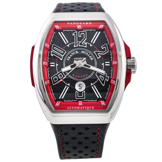 Franck Muller Vanguard Racing 44 x 53.7 mm Stainless Steel FM45 V SC DT AC RCG ER – front view