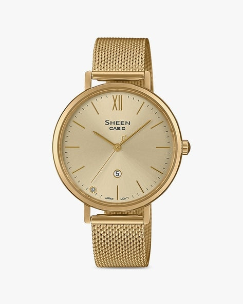 SHEEN SHE-4539GM-9AUDF - SH280 Gold IP Women's Watch