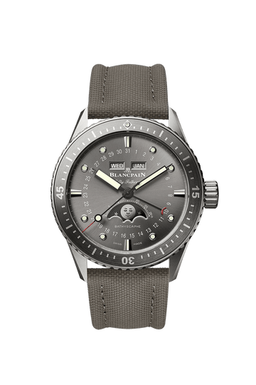 Blancpain Fifty Fathoms Bathyscaphe Quantième Complet Phases de Lune 5054-1210-G52A – front view
