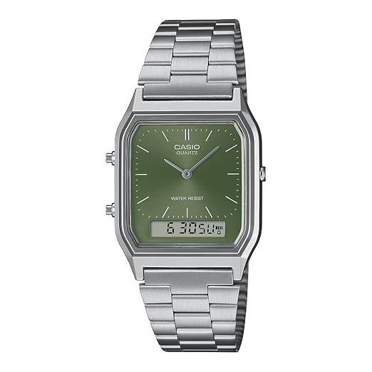 Casio Vintage AD278 Unisex Digital Green Dial