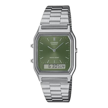 Casio Vintage AD278 Unisex Digital Green Dial
