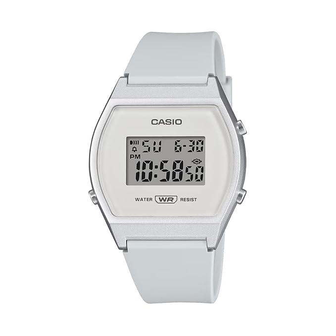 Casio Youth Women Quartz White Dial Digital Resin Watch D439