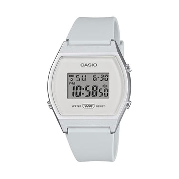 Casio Youth Women Quartz White Dial Digital Resin Watch D439