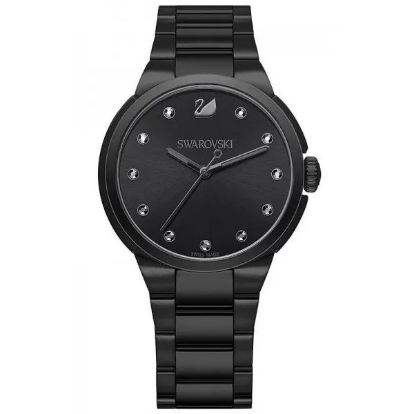 Women's Swarovski Watch City Black Tone 5181626 - Kamal Watch Company