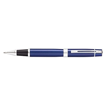 SHEAFFER Glossy Blue Lacquer With Chrome Plated Trim Rollerball Pen 9341 RB - Kamal Watch Company