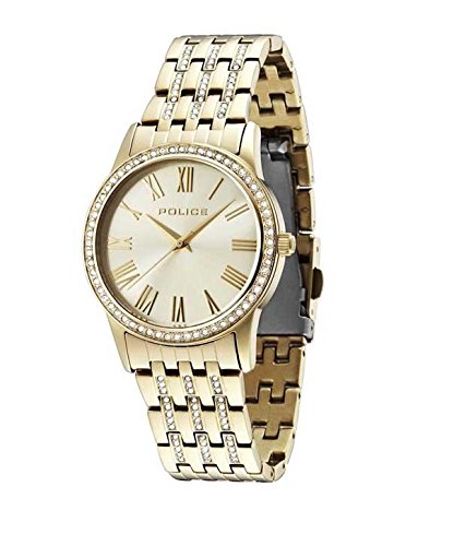 Police Analog Gold Dial Women's Watch - PL14499MSG06MJ