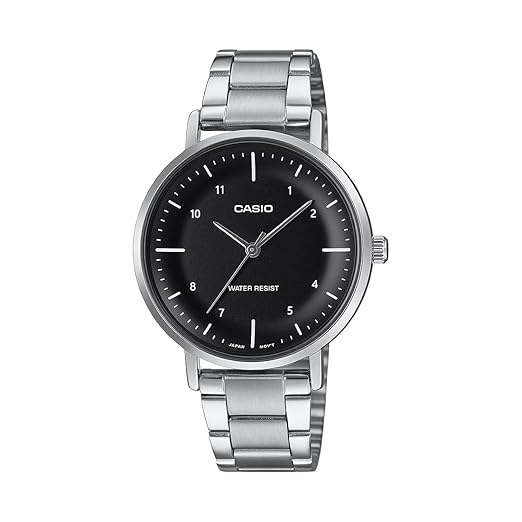 Casio A2421 Enticer Analog Black Dial for Women