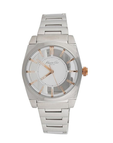 Kenneth Cole Analog White Dial Women's Watch-KC10027852LDJ