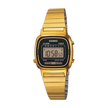 Casio Vintage Women's Digital Stainless Steel Watch D124 - LA670WGA-1DF