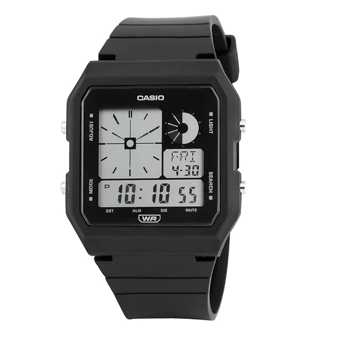 Casio Youth Men Quartz Black Dial Digital Resin Watch D311