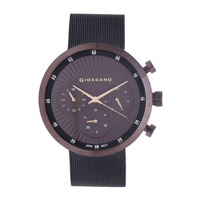 Giordano GD-1066-33 Metallic Multi-Function Watch for Men